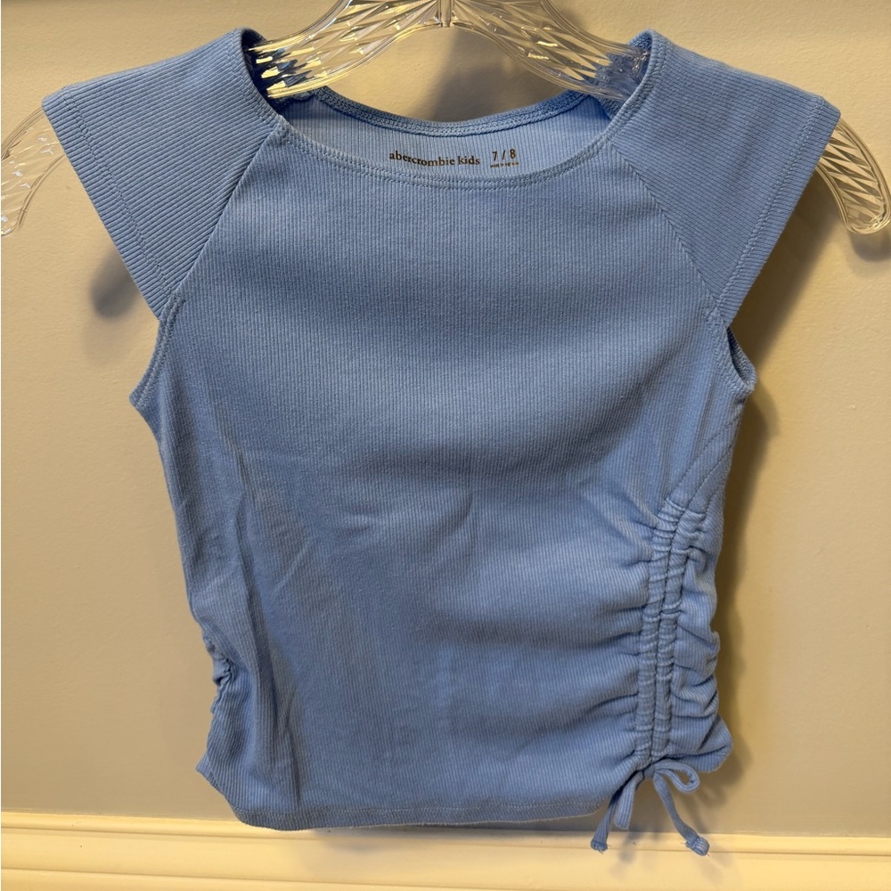 Abercrombie Kids Light Blue Cap Sleeve Top